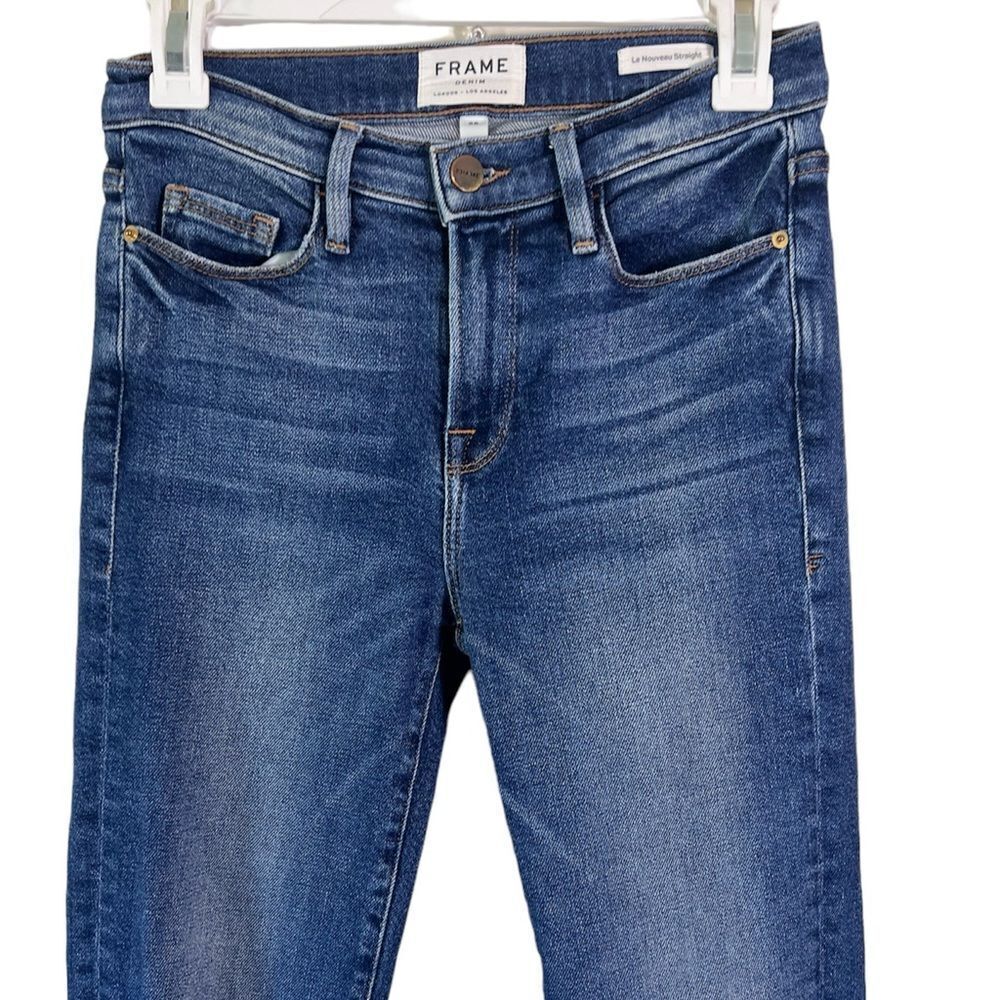 Frame Le Nouveau Straight-Leg Jeans Granby 25 - Picture 4 of 9